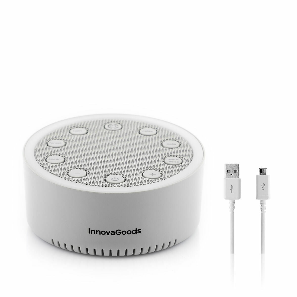 InnovaGoods Weiß Noise Schlaf Maschine Slewel