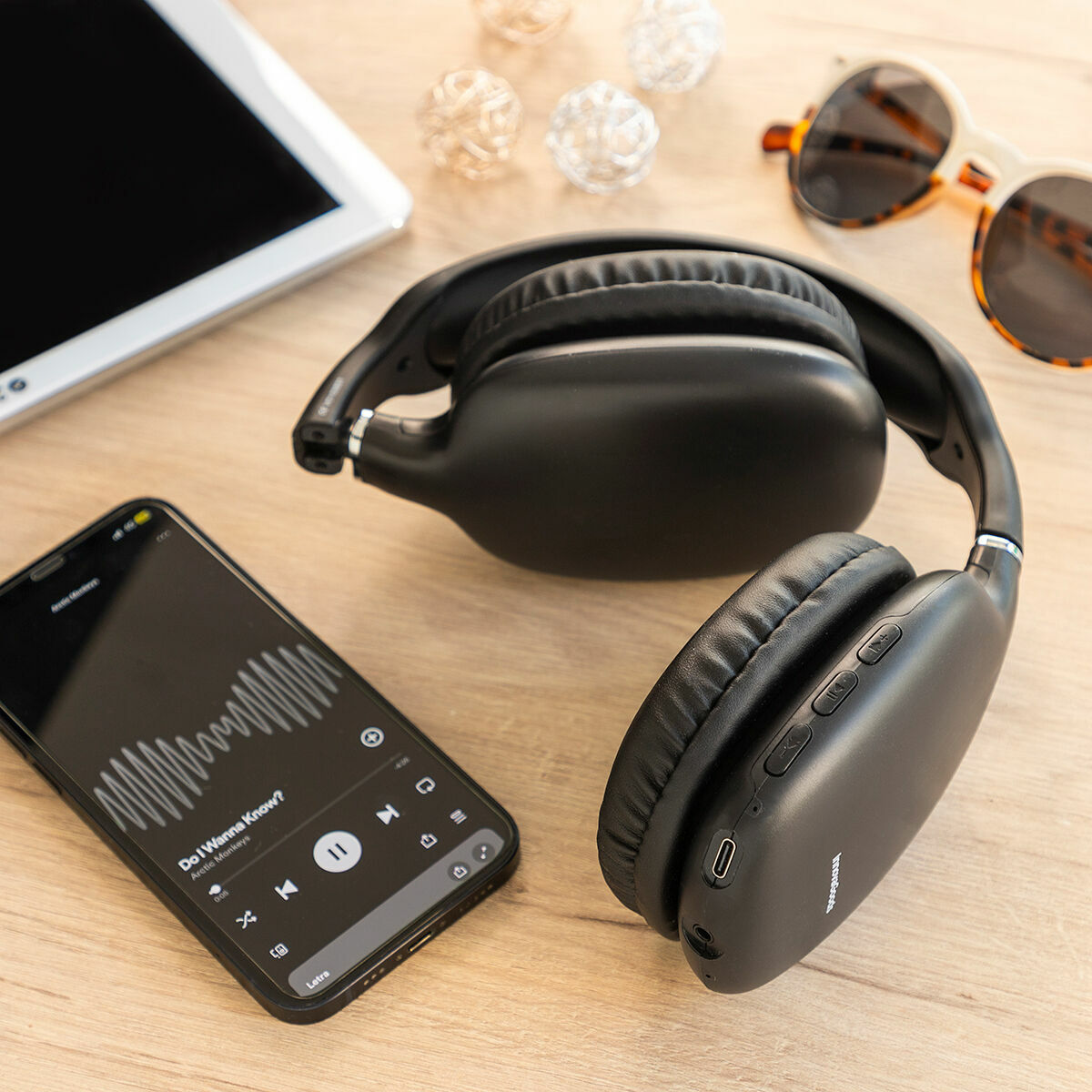 InnovaGoods Klappbar Kabellos Over-ear Kopfhörer Folbeat