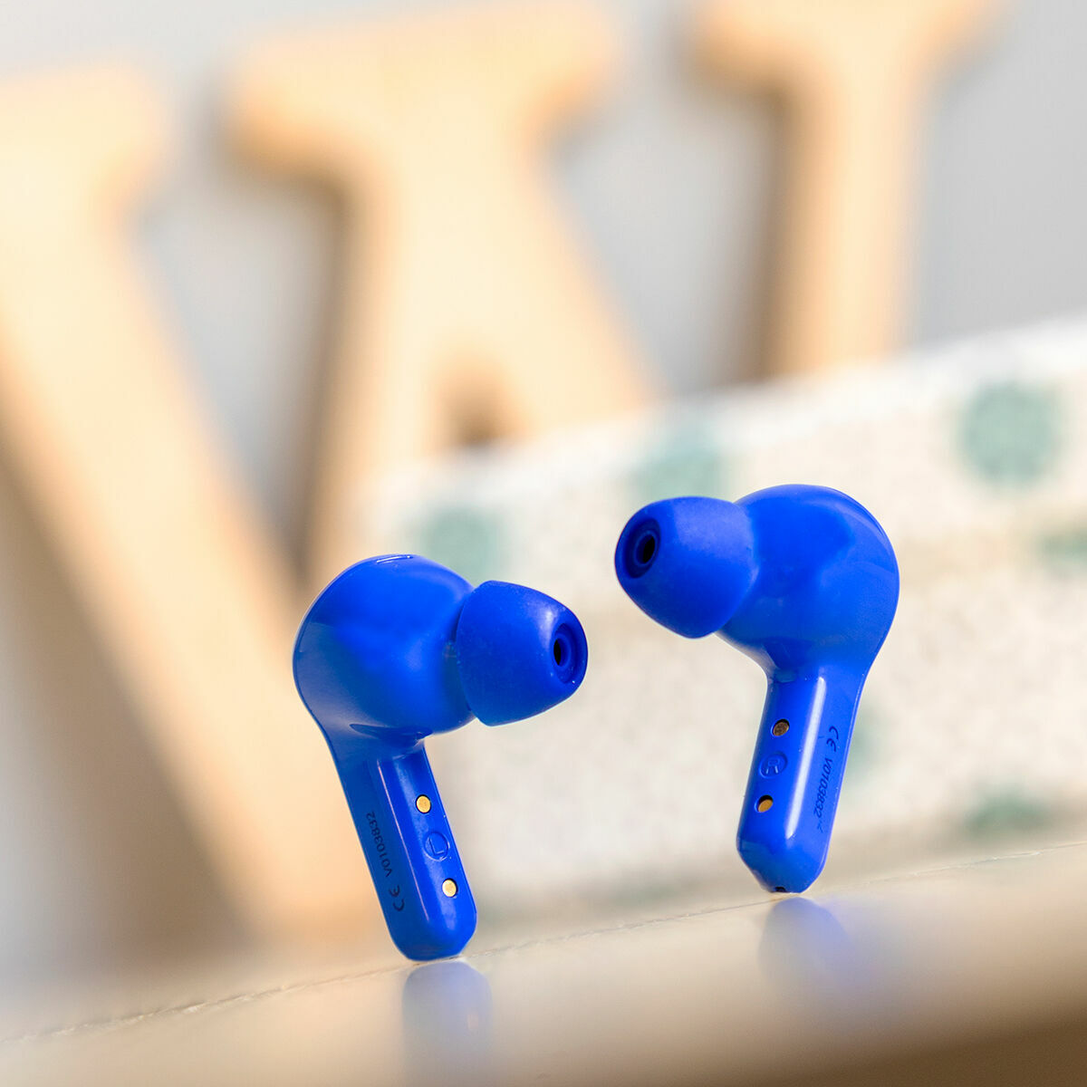 Kabellos Earphones mit Charging Etui Blau InnovaGoods
