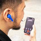 Kabellos Earphones mit Charging Etui Blau InnovaGoods