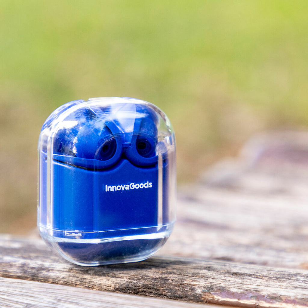 Kabellos Earphones mit Charging Etui Blau InnovaGoods