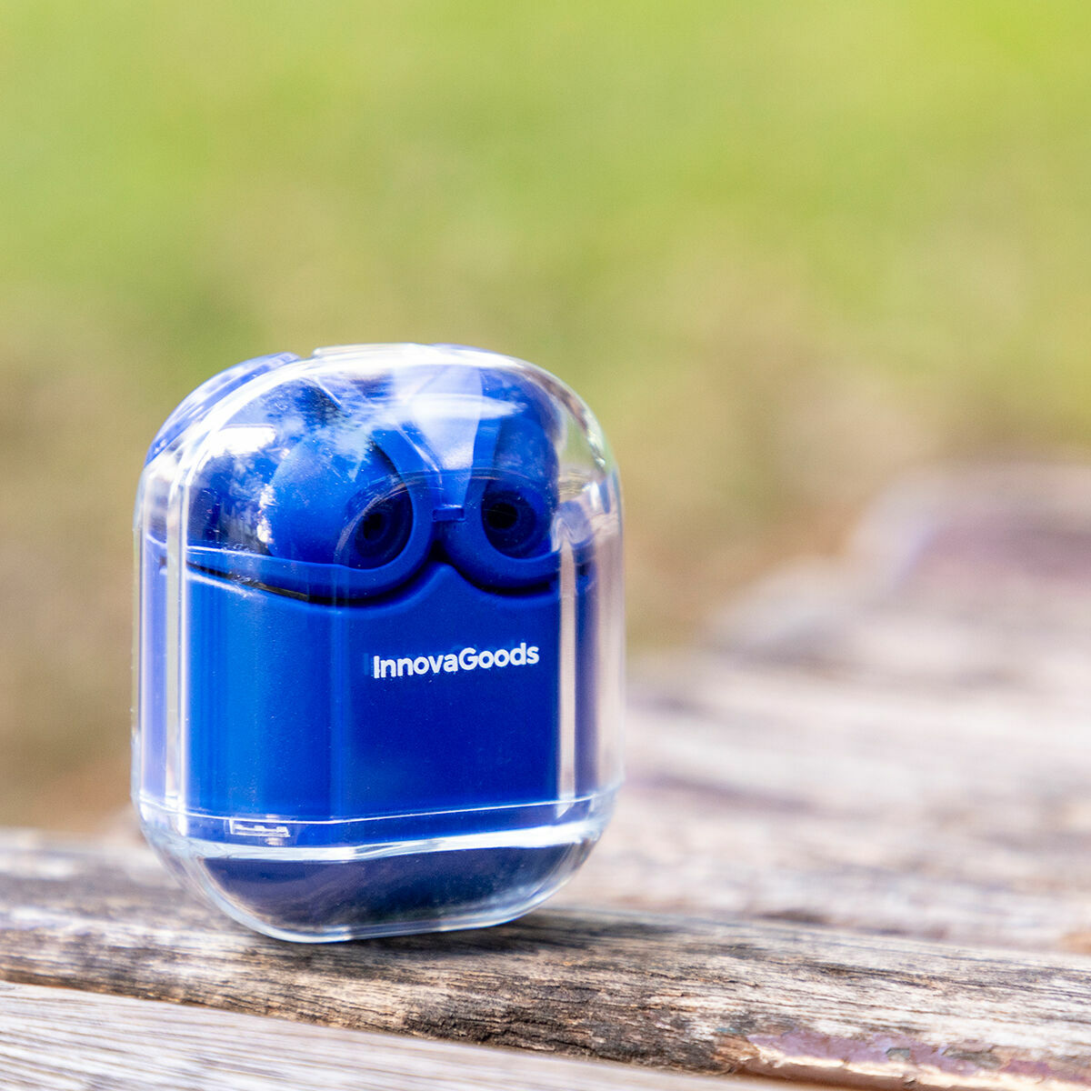 Kabellos Earphones mit Charging Etui Blau InnovaGoods