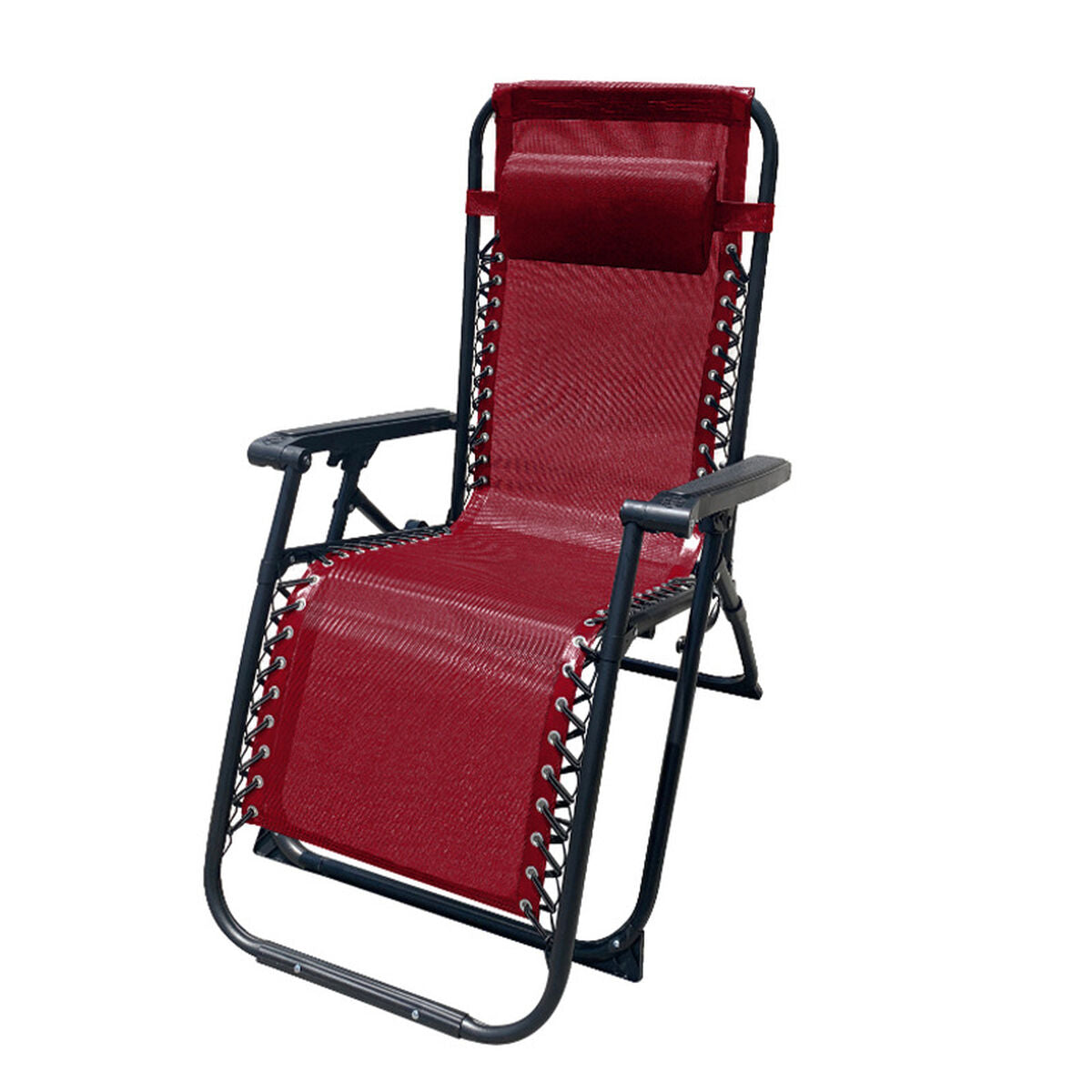 Klappbar Chair Marbueno Burgundy 90 x 108 x 66 cm – Produktbild 1