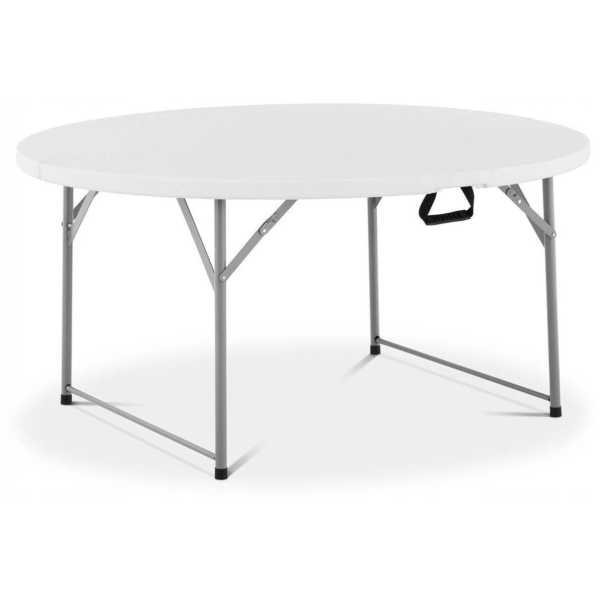 Marbueno Klapptisch Kunstharz Weiß D.122x74 cm Gastronomie, Strand & Camping