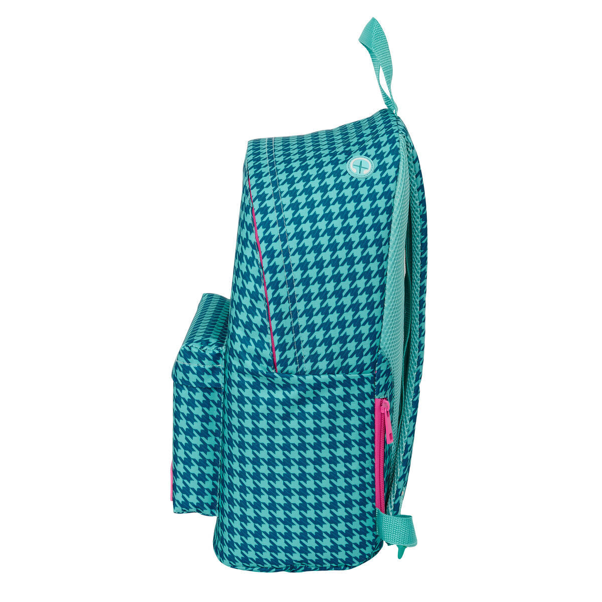Laptop-Rucksack Nait Hahnentritt Grün 31 x 41 x 16 cm