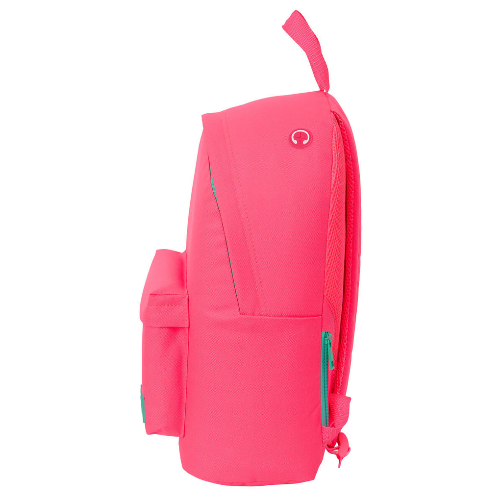 Laptop-Rucksack Nait Fluor Rosa 31 x 41 x 16 cm