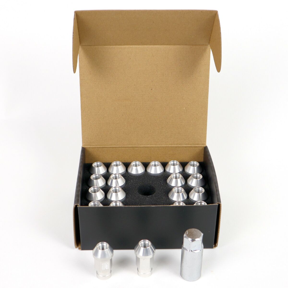 Set Nuts OMP OMPS09911202 40 mm M12 x 1,25 20 uds – Produktbild 1