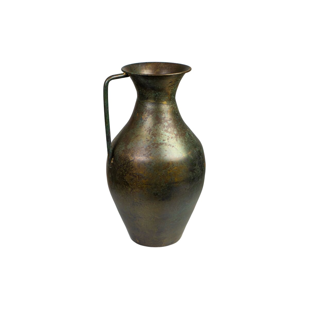 Vase Romimex Antique Braun Metall With handle – Produktbild 1