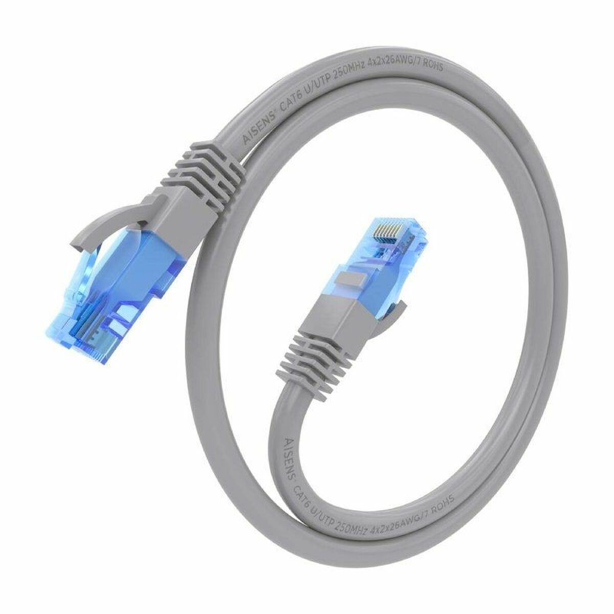 Aisens UTP-Netzwerkkabel Kategorie 6 Starres Netzwerkkabel A135-0783 Grau 15 m