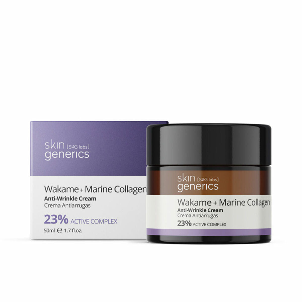 Anti-Wrinkle Cream Skin Generics Wakame + Marine Collagen 50 ml – Produktbild 1