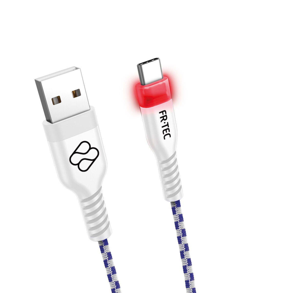 USB A to USB C Cable FR-TEC FT0030 Weiß 3 m – Produktbild 1
