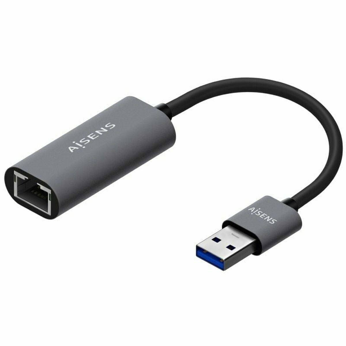 USB to Ethernet Adapter Aisens A106-0708 Grau – Produktbild 1