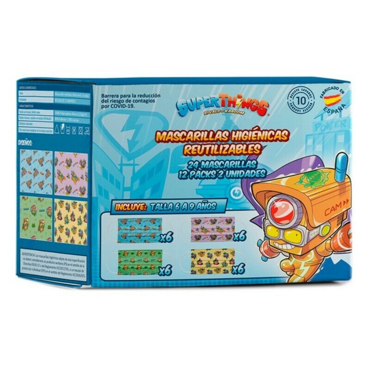 Hygienic Face Mask Safta + 6 Years (24 uds) – Produktbild 1