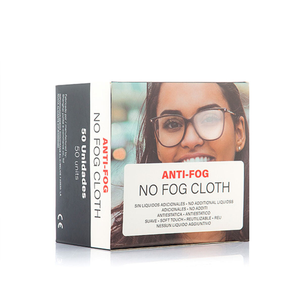 Anti-fog Wipes for Glasses (pack of 50) – Produktbild 1