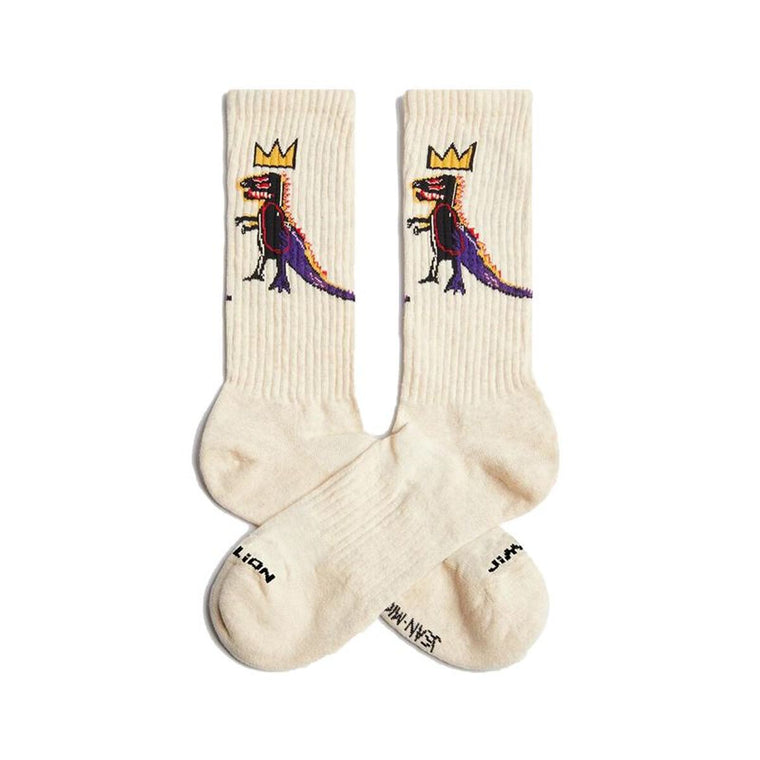 Socks Jimmy Lion Athletic Basquiat Pez Dis Braun – Produktbild 1