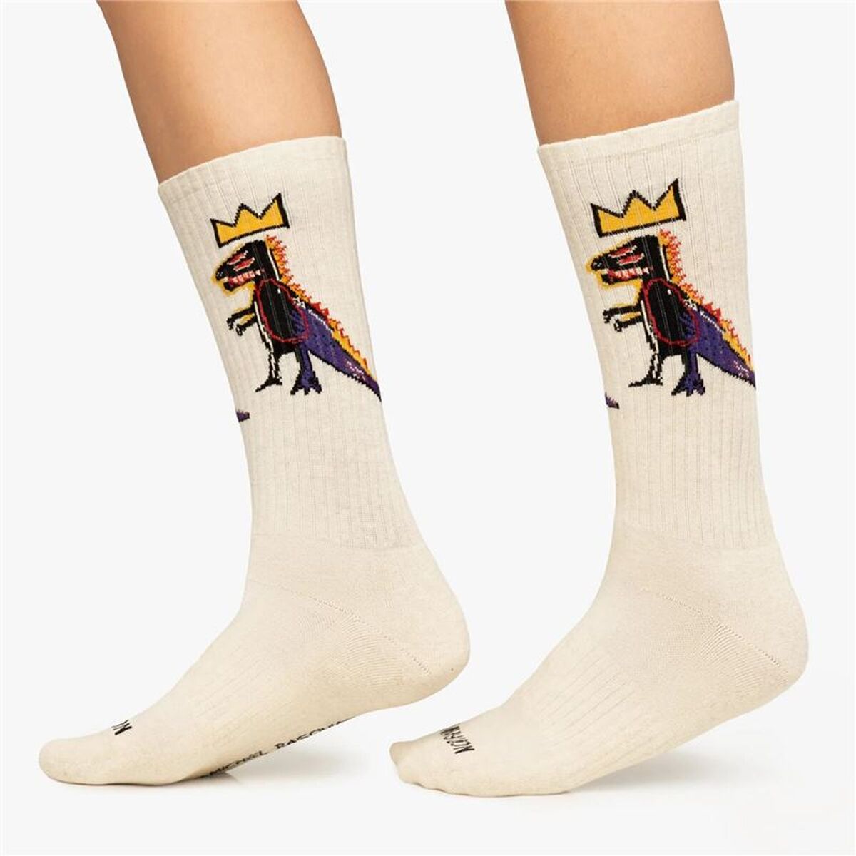 Jimmy Lion Socken Athletic Basquiat Pez Dis Braun