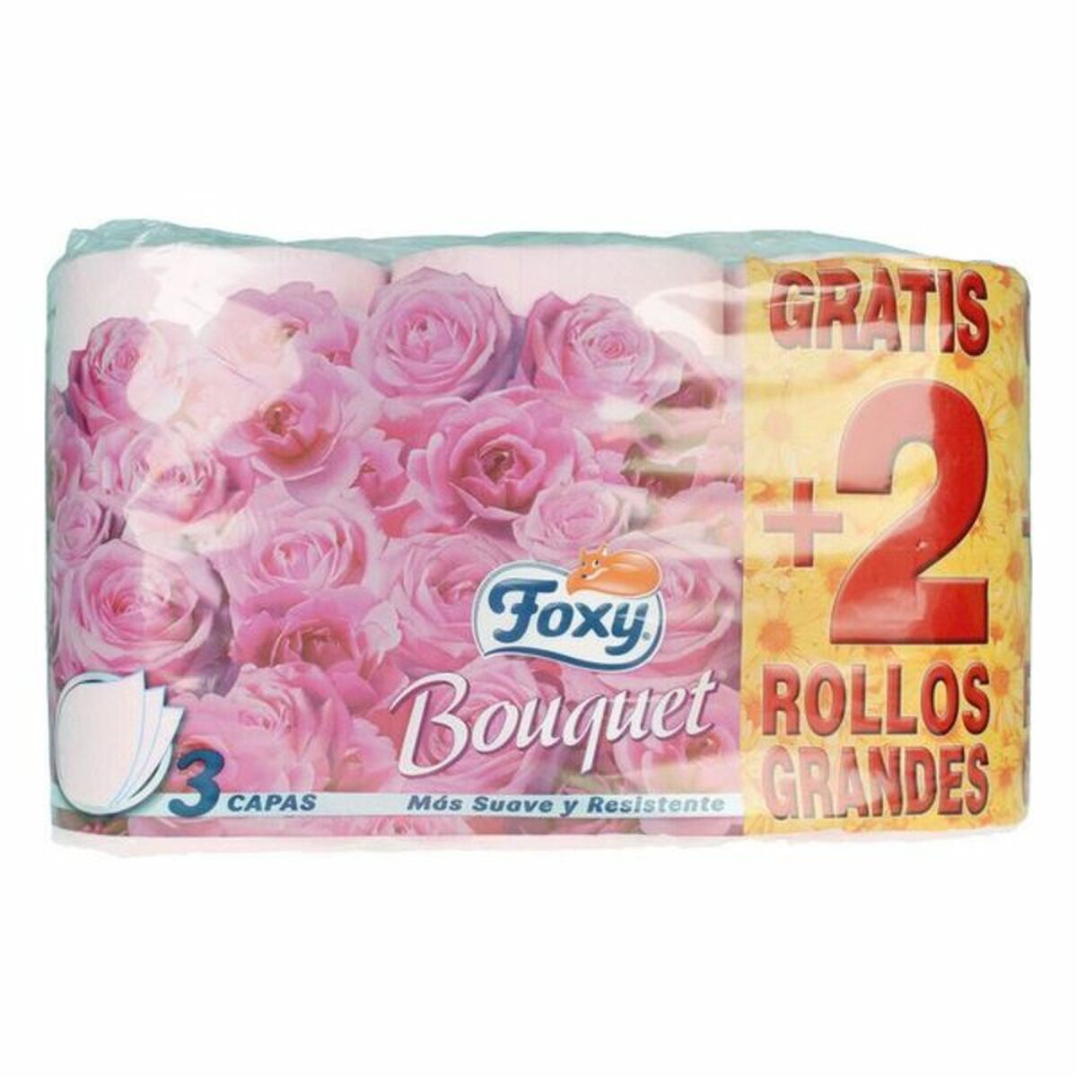 Toilet Roll Foxy Bouquet 3 layers 6 Teile – Produktbild 1