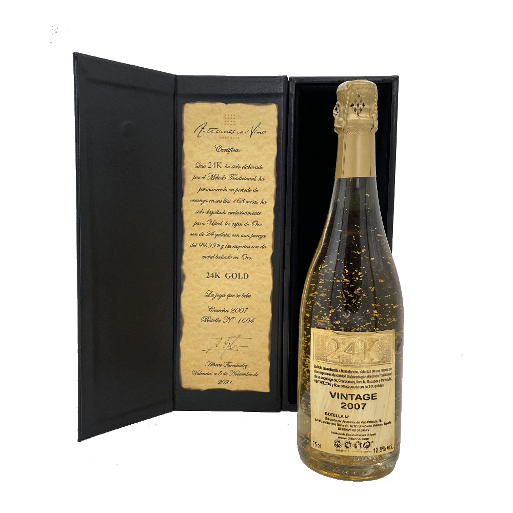 24K Gold Schaumwein Weiß 75 cl