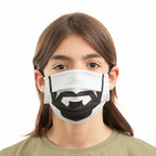 Luanvi Wiederverwendbare Stoffmaske Beard Größe M