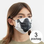 Luanvi Wiederverwendbare Stoffmaske Gas Größe M