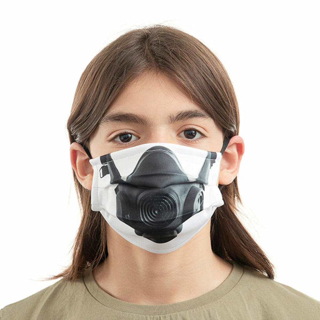 Luanvi Wiederverwendbare Stoffmaske Gas Größe M