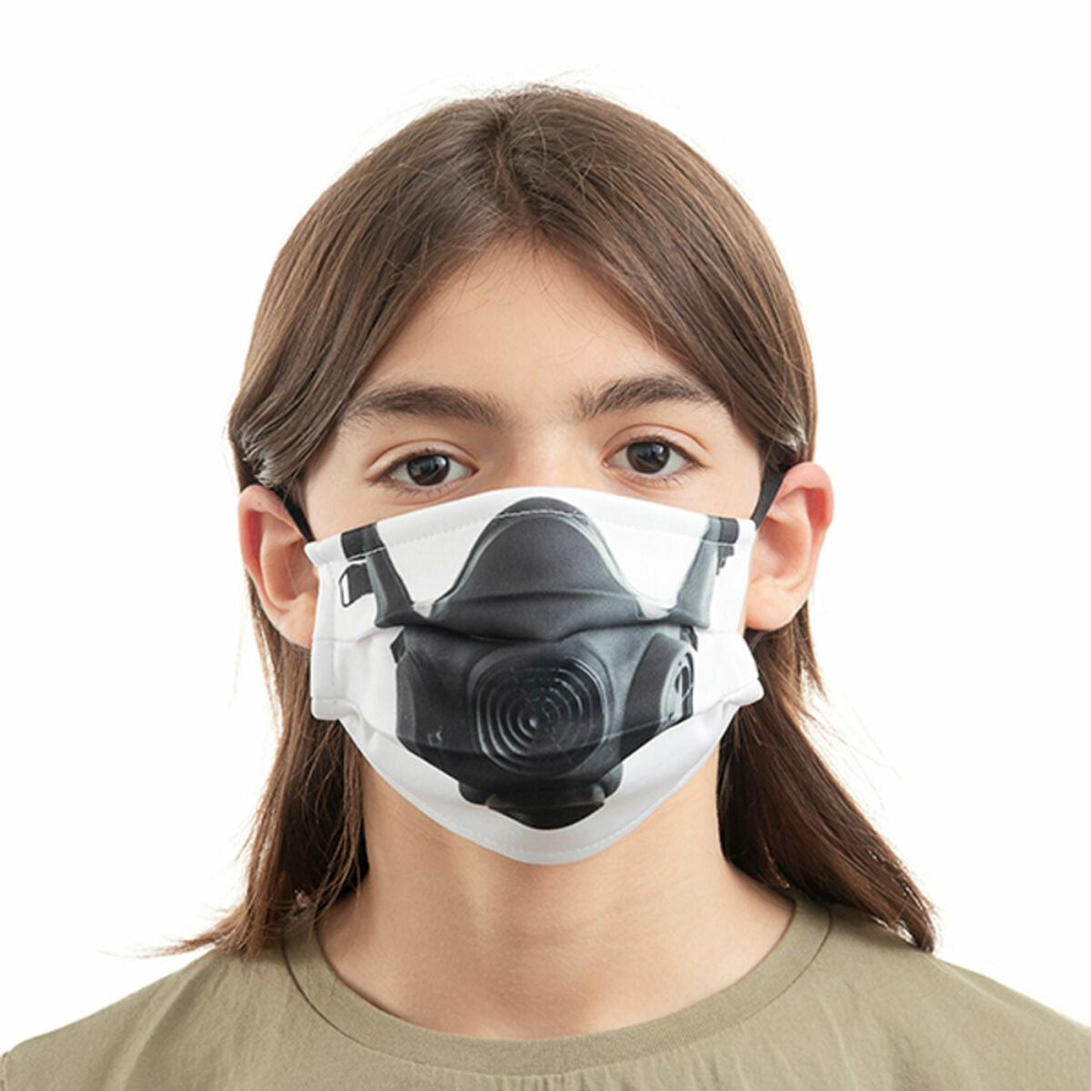 Luanvi Wiederverwendbare Stoffmaske Gas Größe M