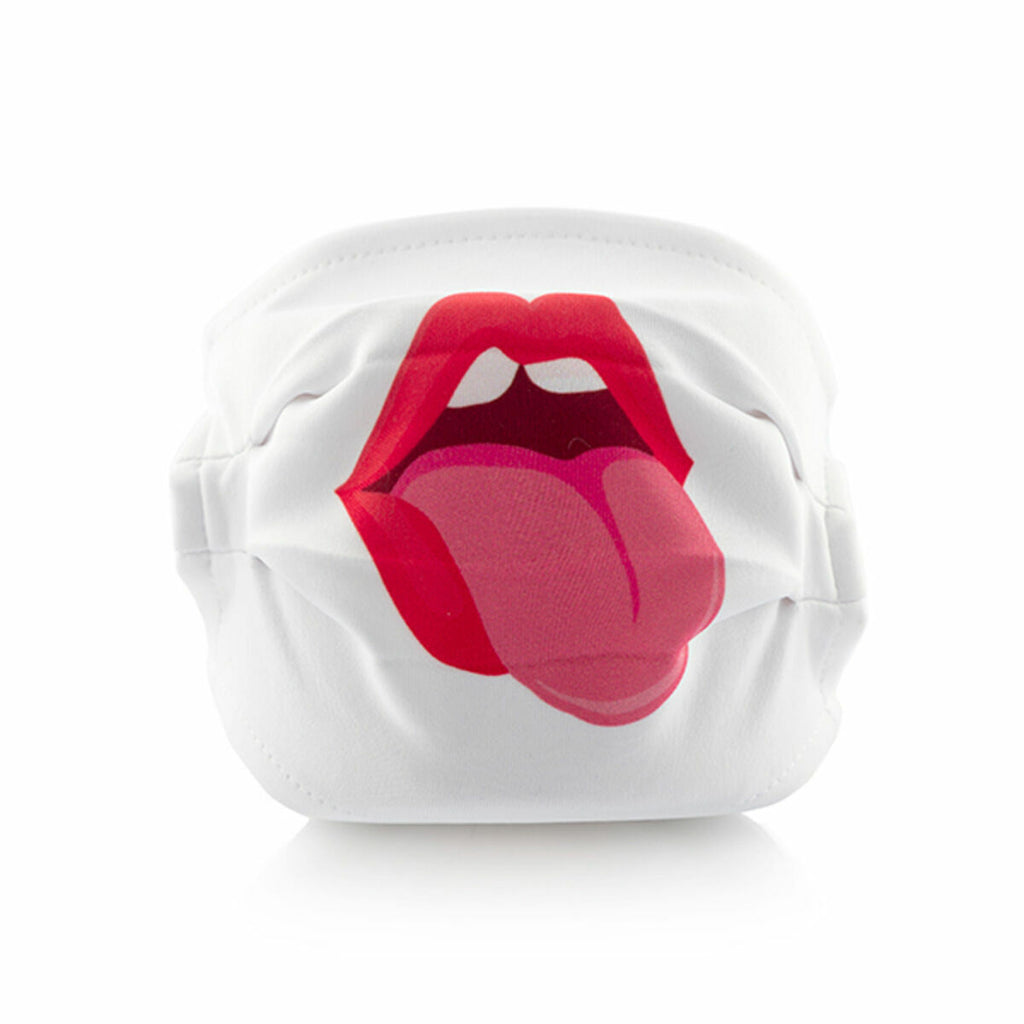 Luanvi Wiederverwendbare Stoffmaske Tongue Größe M