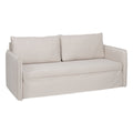 Sofa Beige Polyester Linen