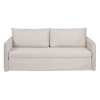 Sofa Beige Polyester Linen