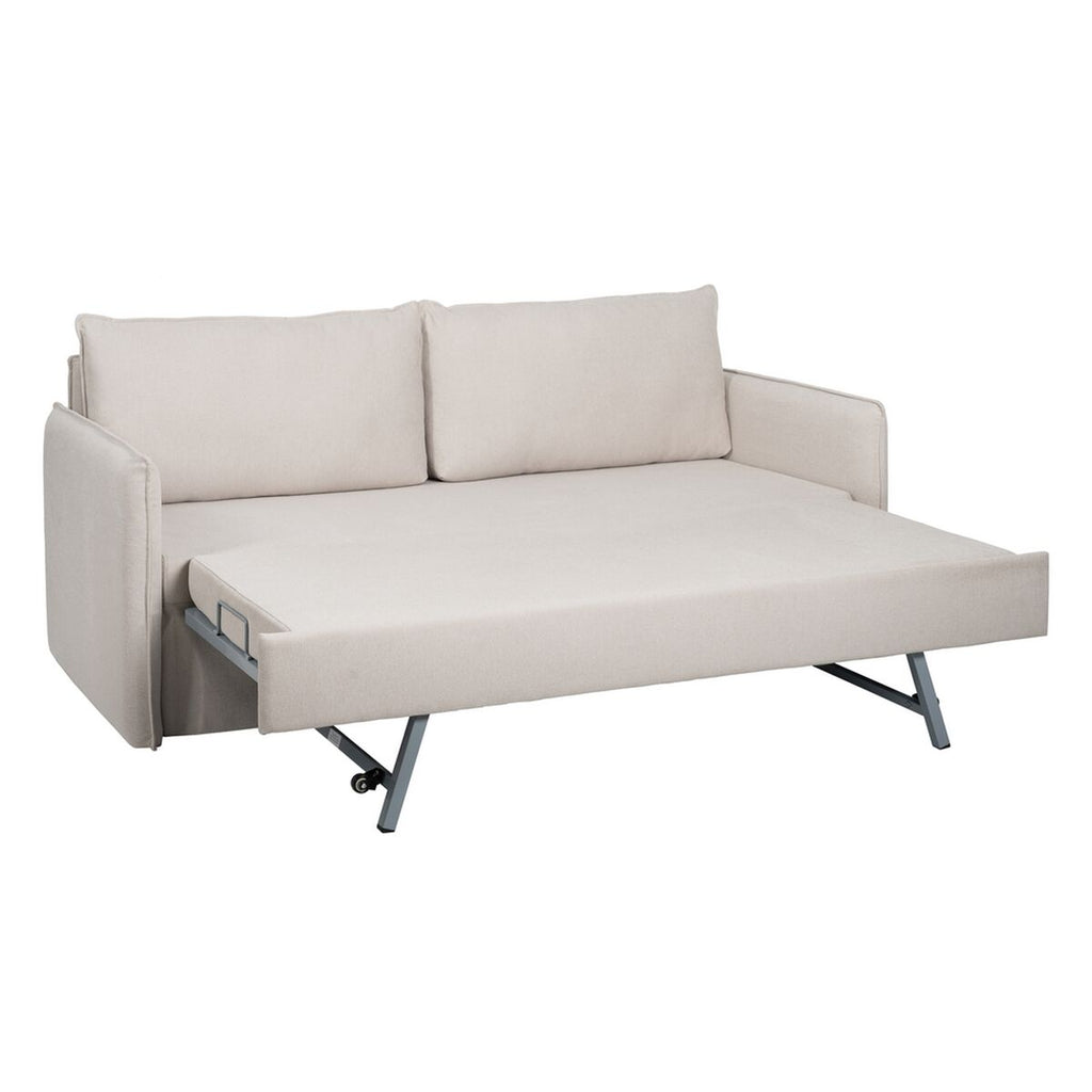 Sofa Beige Polyester Linen