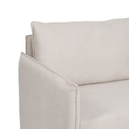 Sofa Beige Polyester Linen