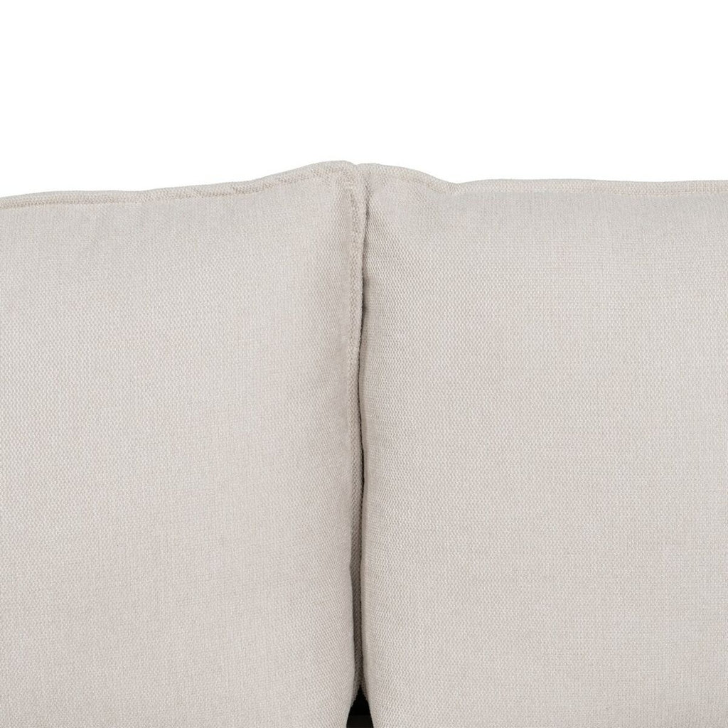 Sofa Beige Polyester Linen