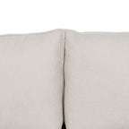 Sofa Beige Polyester Linen