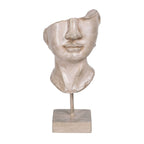 Dekofigur Beige Gesicht
