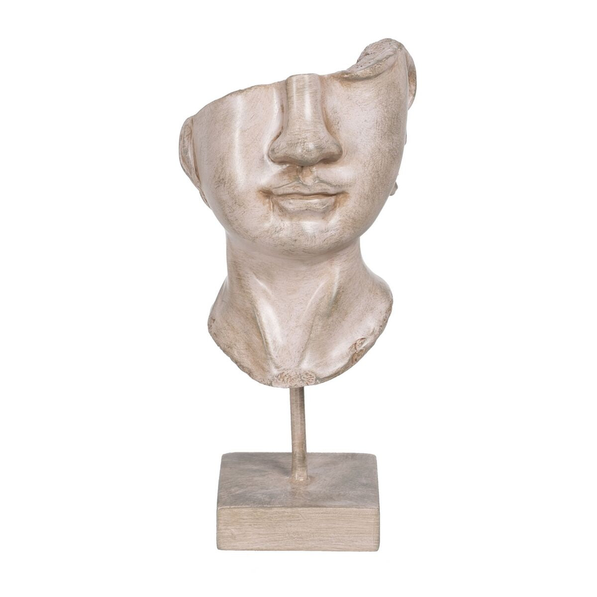 Dekofigur Beige Gesicht