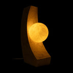 Tischlampe Creme Polyresin 220-240 V 16,5 x 11,5 x 30 cm