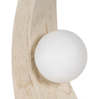 Tischlampe Creme Polyresin 220-240 V 16,5 x 11,5 x 30 cm