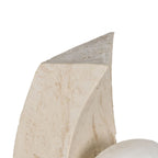 Tischlampe Creme Polyresin 220-240 V 16,5 x 11,5 x 30 cm