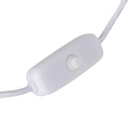 Tischlampe Creme Polyresin 220-240 V 16,5 x 11,5 x 30 cm