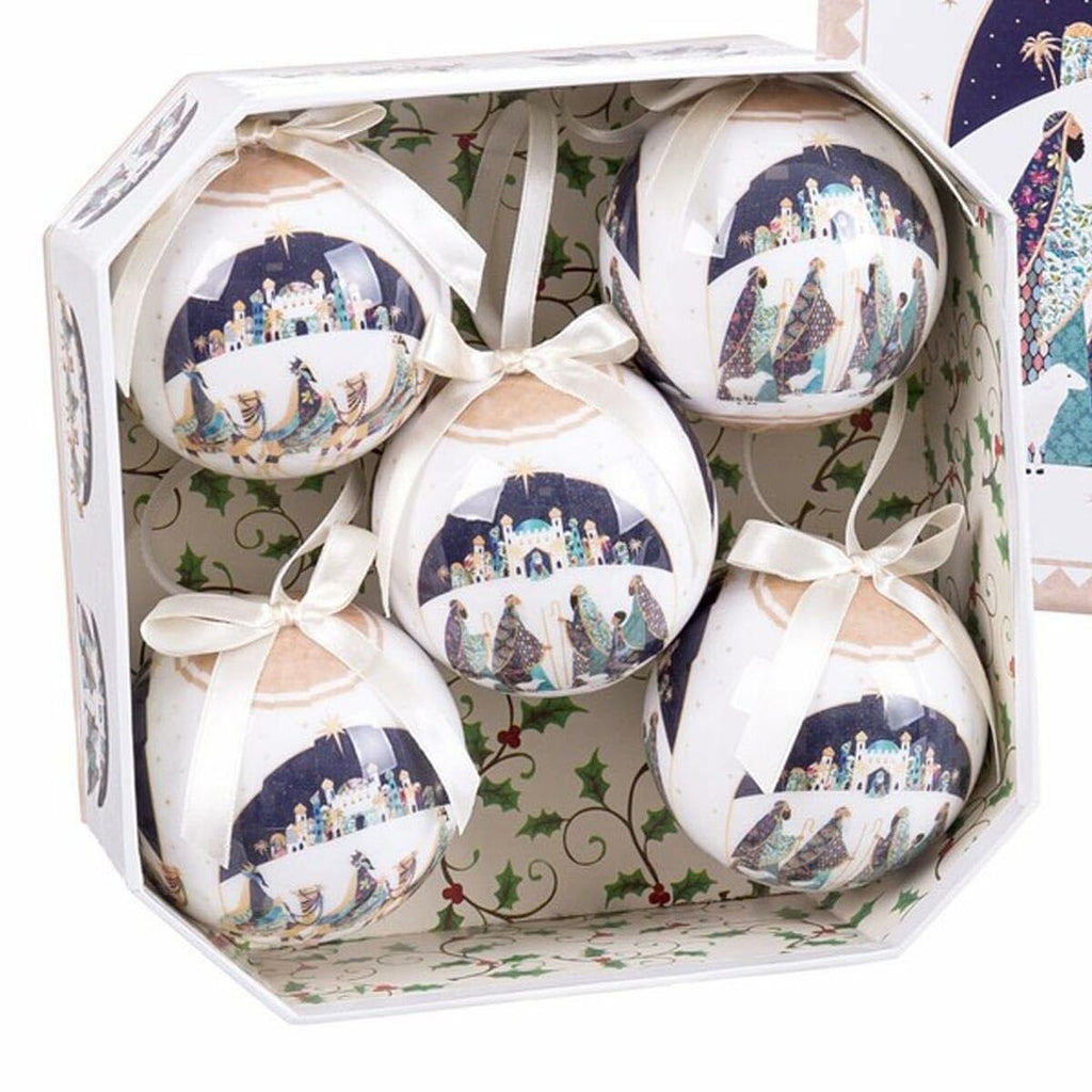 Weihnachtskugeln Mehrfarbig Polyfoam Three Kings