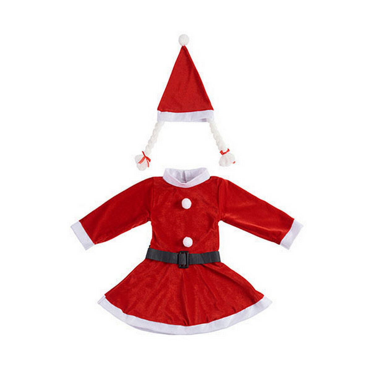 Costume for Kinder Krist+ Weiß Rot Mother Christmas 9-13 Years – Produktbild 1