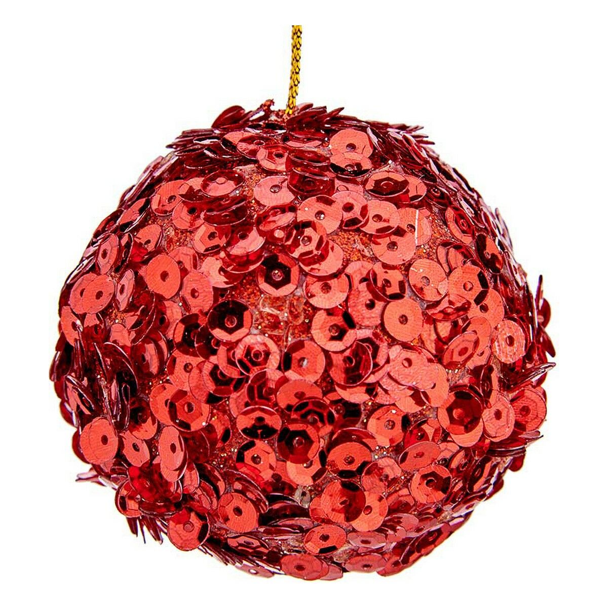 Christmas Baubles Krist+ Rot Kunststoff Ø 10 cm 6 Stück – Produktbild 1