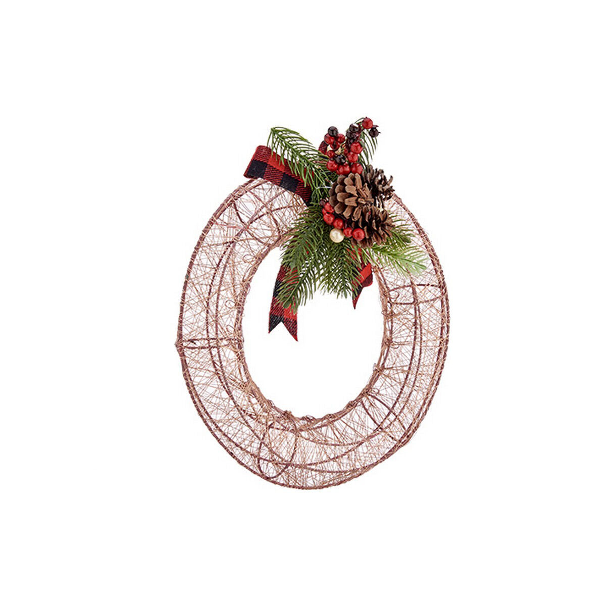 Advent wreathe Krist+ Champagne Metall 29 x 12 x 30 cm – Produktbild 1