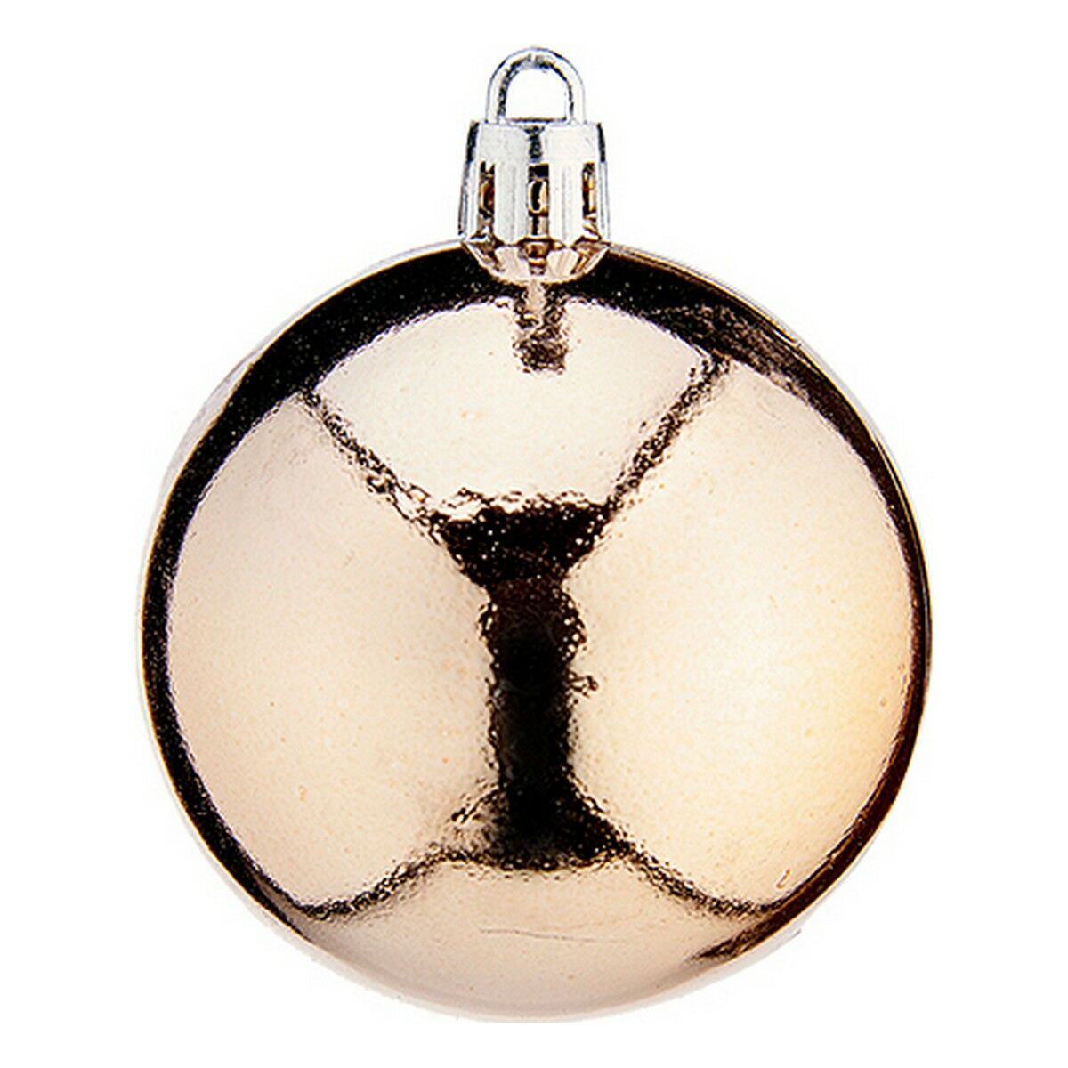 Christmas Baubles Krist+ 00477-6 Champagne PVC Ø 6 cm 24 Stück – Produktbild 1