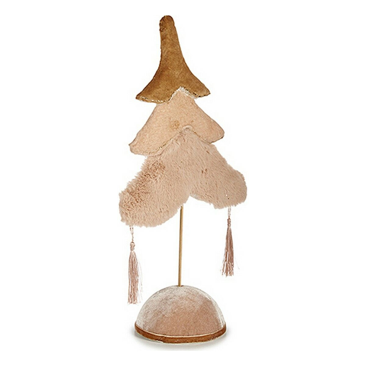 Christmas Tree Krist+ Beige Goldfarben Polyester Holz Polar 12 x 43 x 22 cm – Produktbild 1