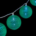 Krist+ Kranz aus LED Bälle Grün 2 m Ø 5 cm