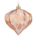 Krist+ Weihnachtskugeln 00894 Kupfer Kunststoff Diamant Ø 8 cm