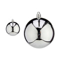 Krist+ Weihnachtskugeln K1912475-3 Silber Kunststoff Ø 8 cm