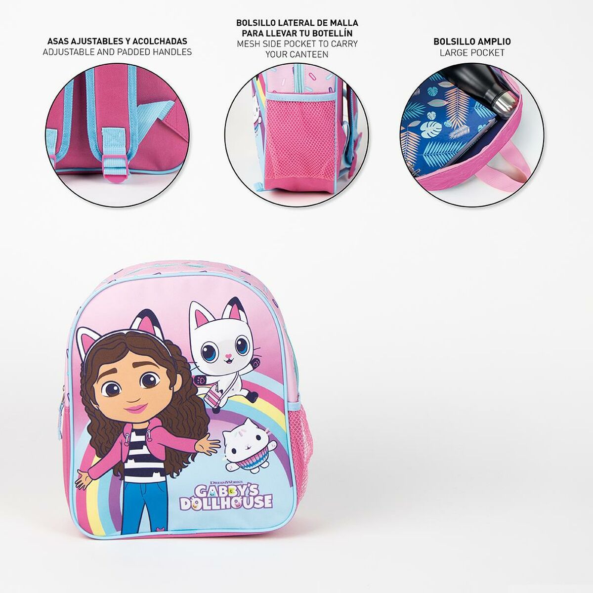 Gabby's Dollhouse Schultasche Rosa