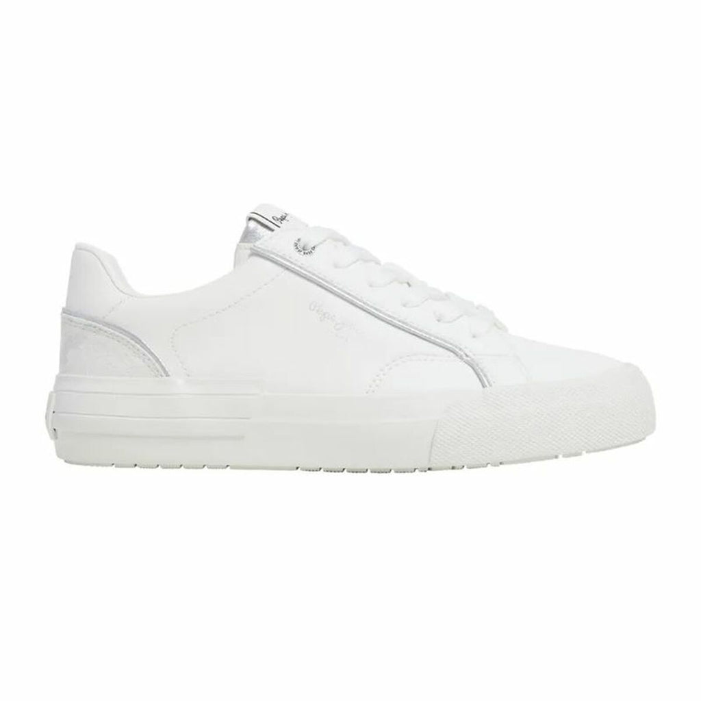 Pepe Jeans Damen-casual Sneaker Allen Twin Weiß – 41